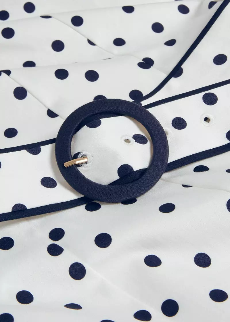 Nancy Spot Shift Dress