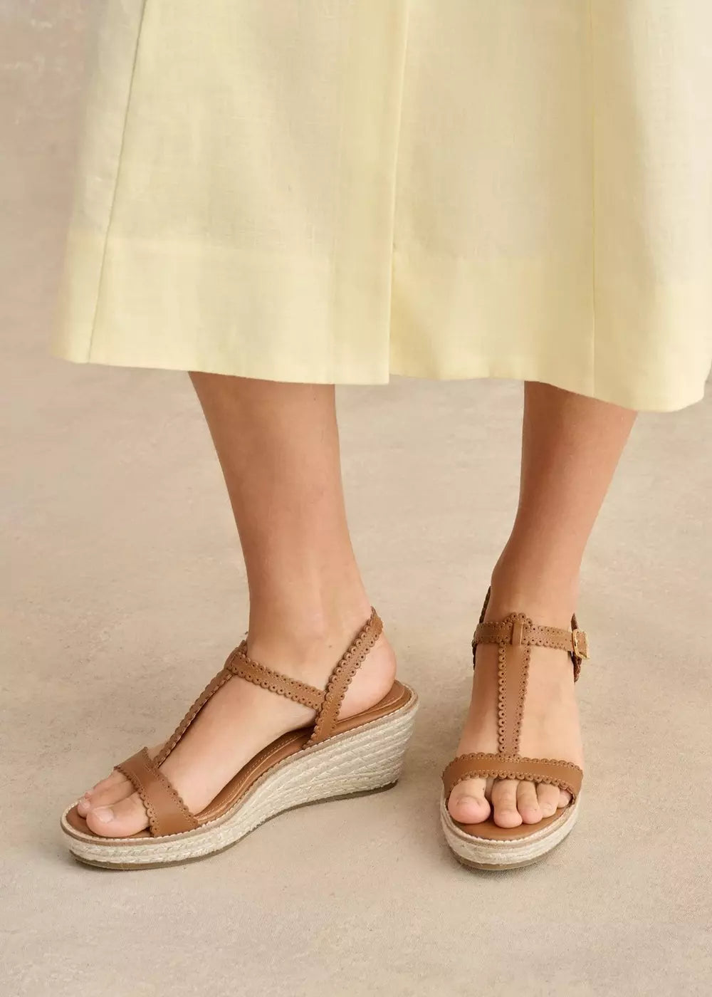 Alyssa Leather Espadrilles