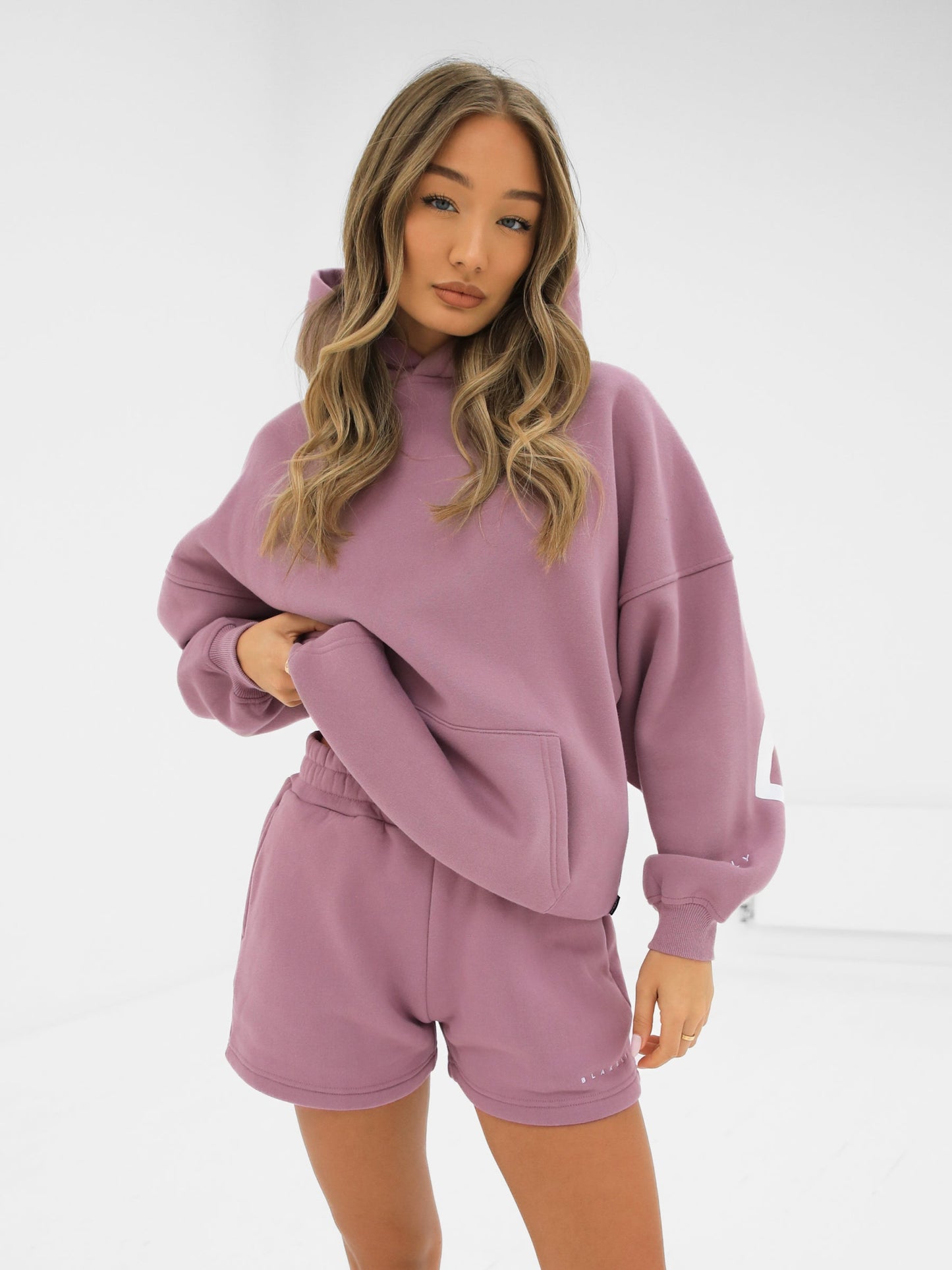 Isabel Jogger Shorts - Dusty Pink