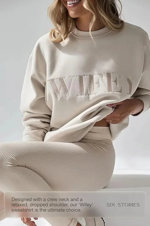 Wifey Statement Sweatshirt