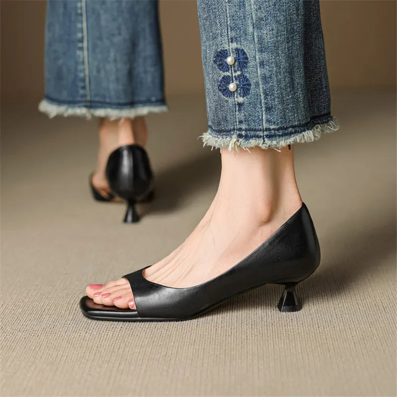 Valenti Leather Heels