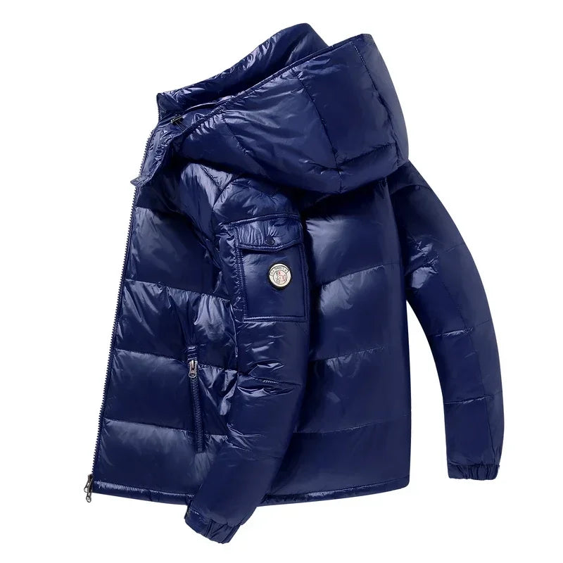 Hooded Duck Down Puffer Jacket