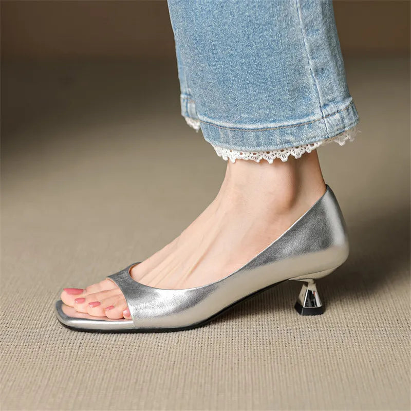Valenti Leather Heels