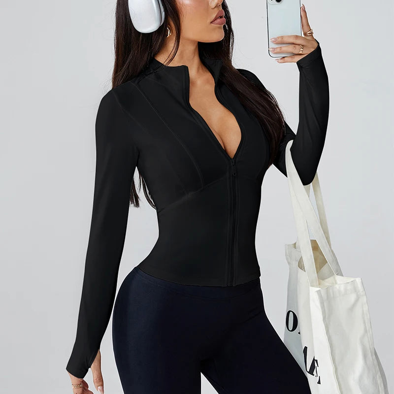 Women's slimming sports jacket