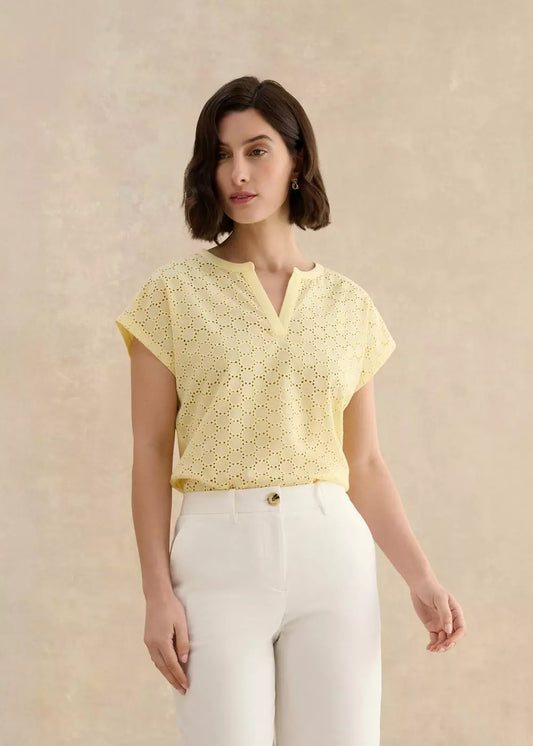 Joanna Broderie Top