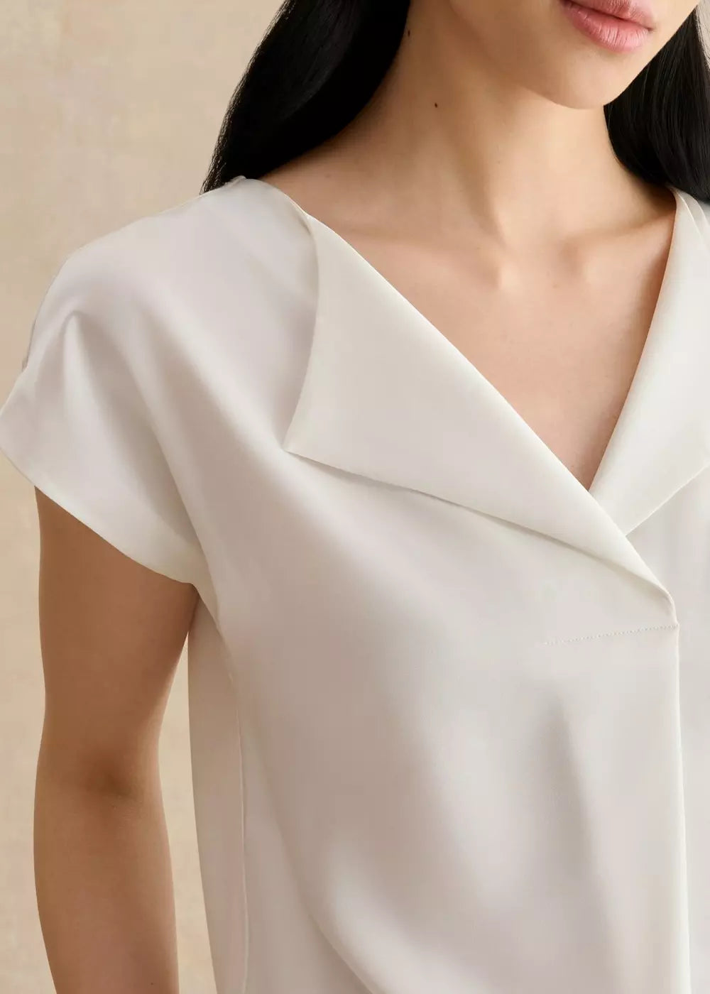Sylvie Satin Front Top