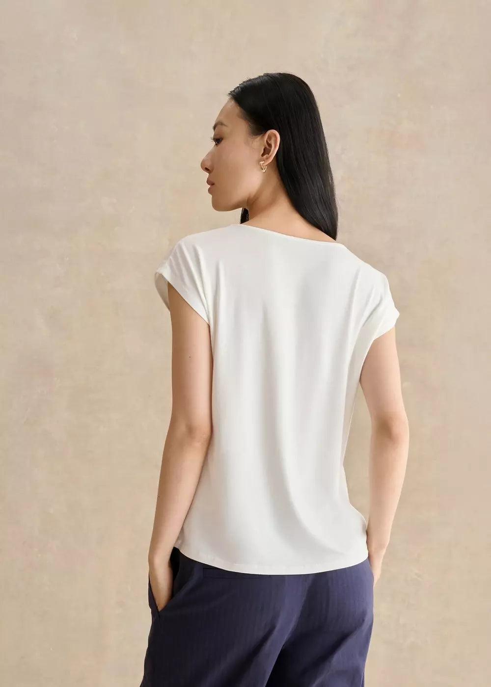 Sylvie Satin Front Top