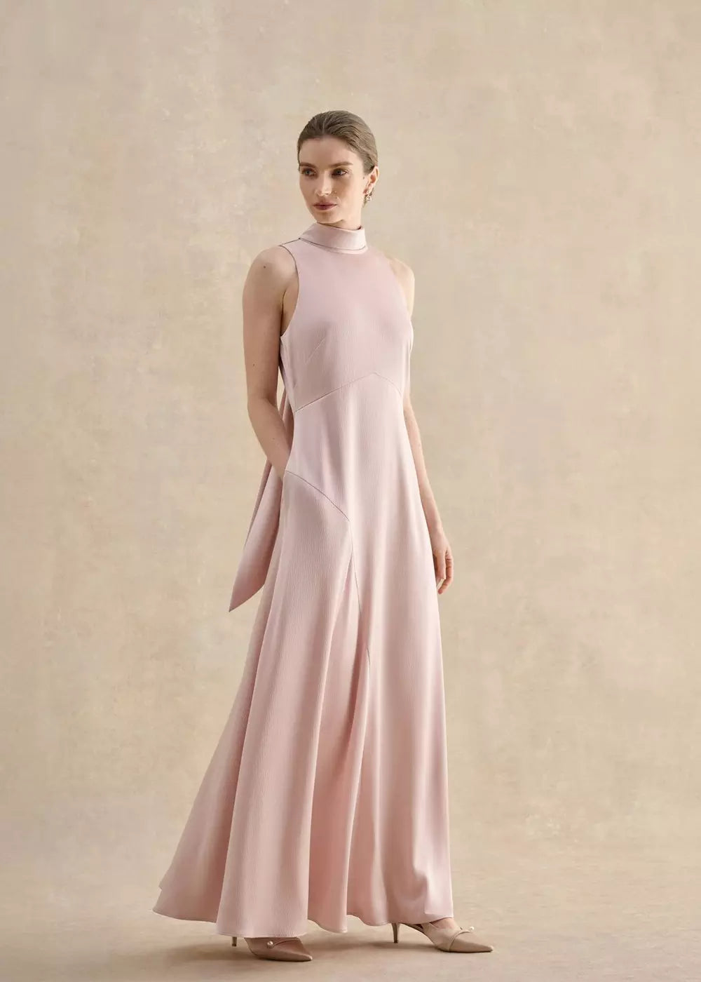 Marilyn Texured Satin Dress