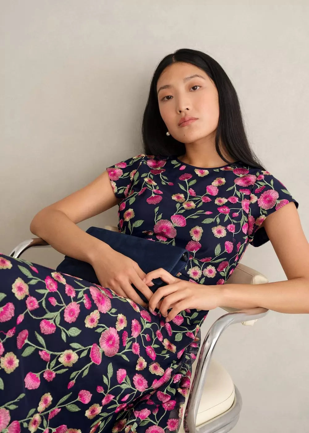 Tia Embroidered Dress