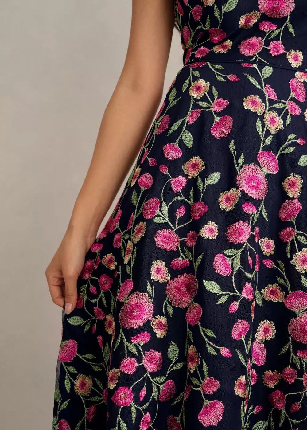 Tia Embroidered Dress