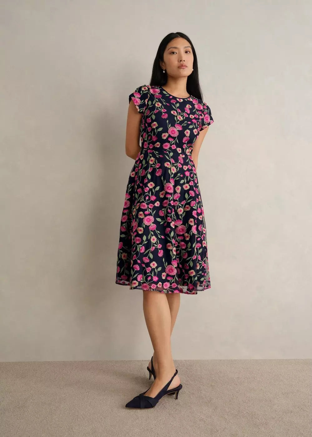 Tia Embroidered Dress