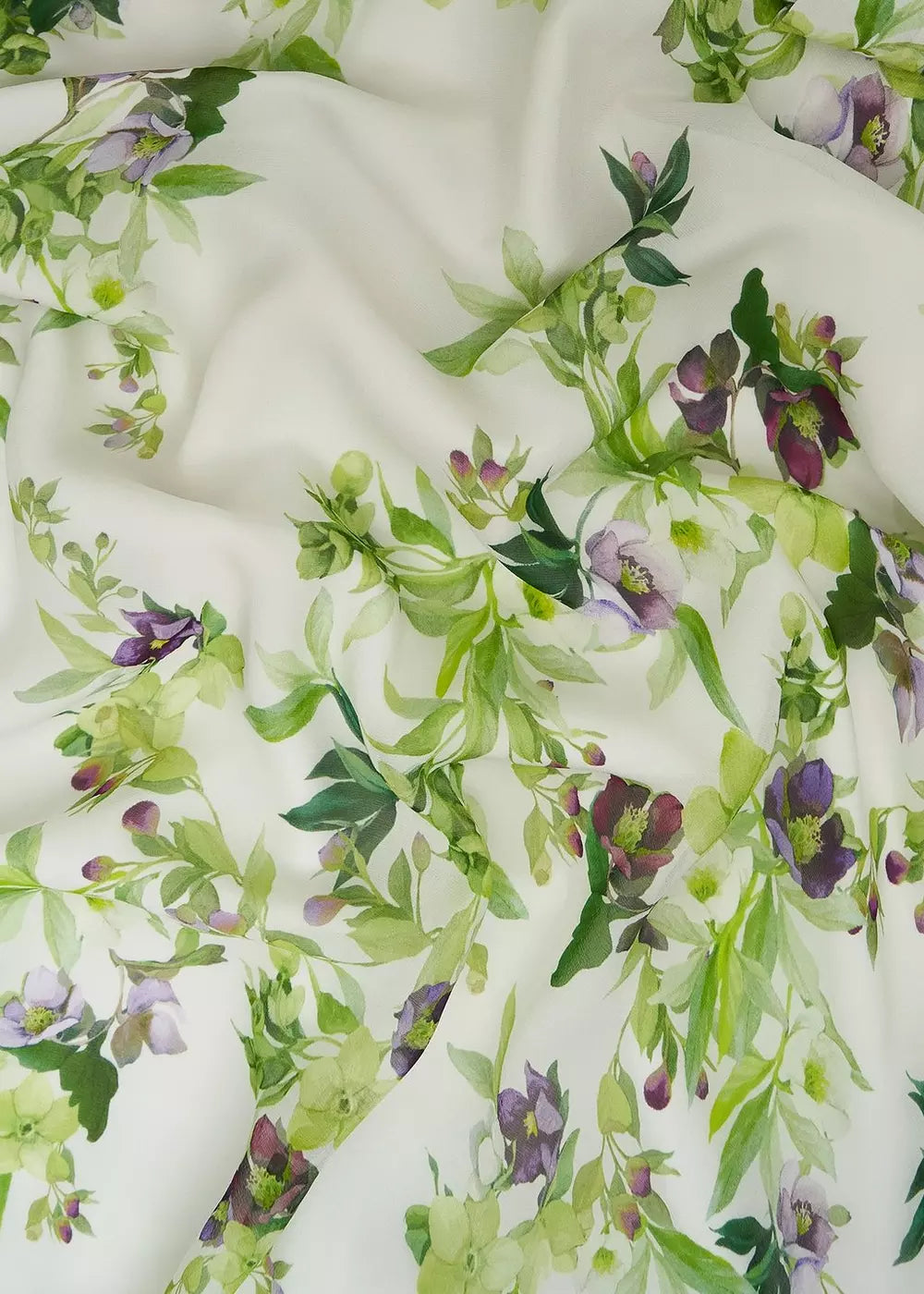 Petite Pia Silk Floral Dress