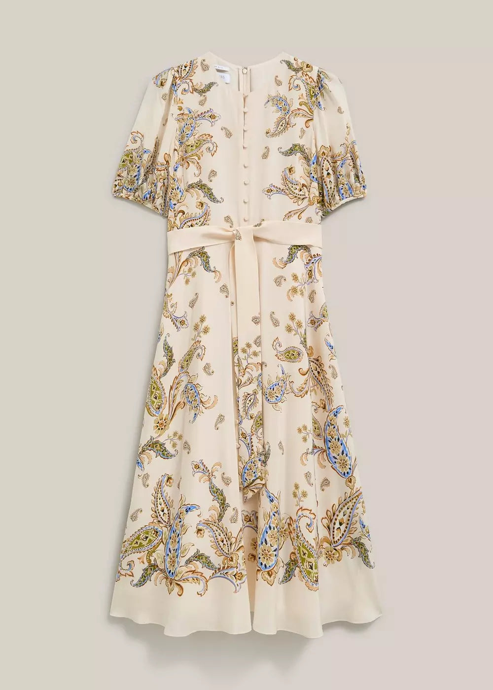 Alma Paisley Silk Dress
