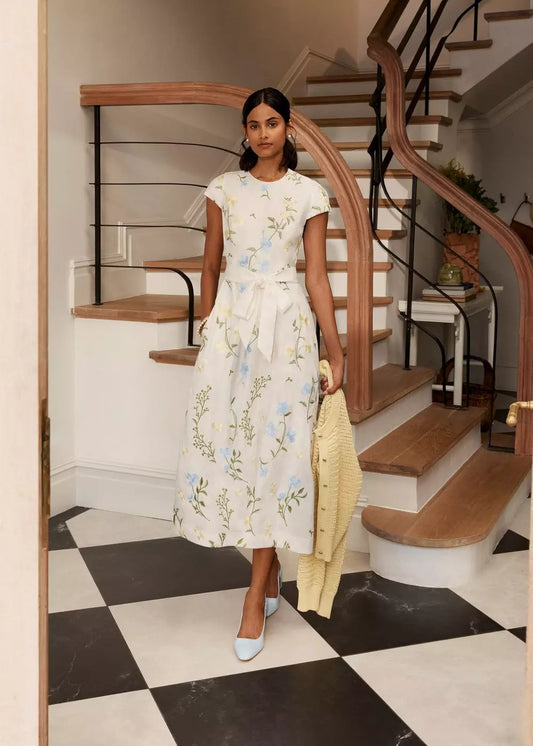 Linda Embroidered Dress