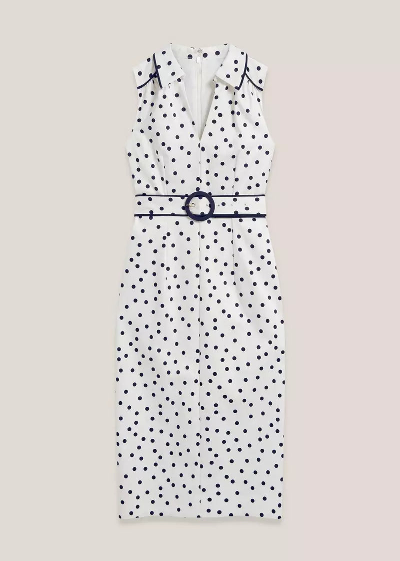 Nancy Spot Shift Dress