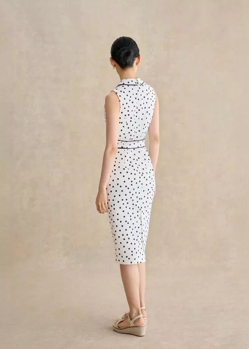 Nancy Spot Shift Dress