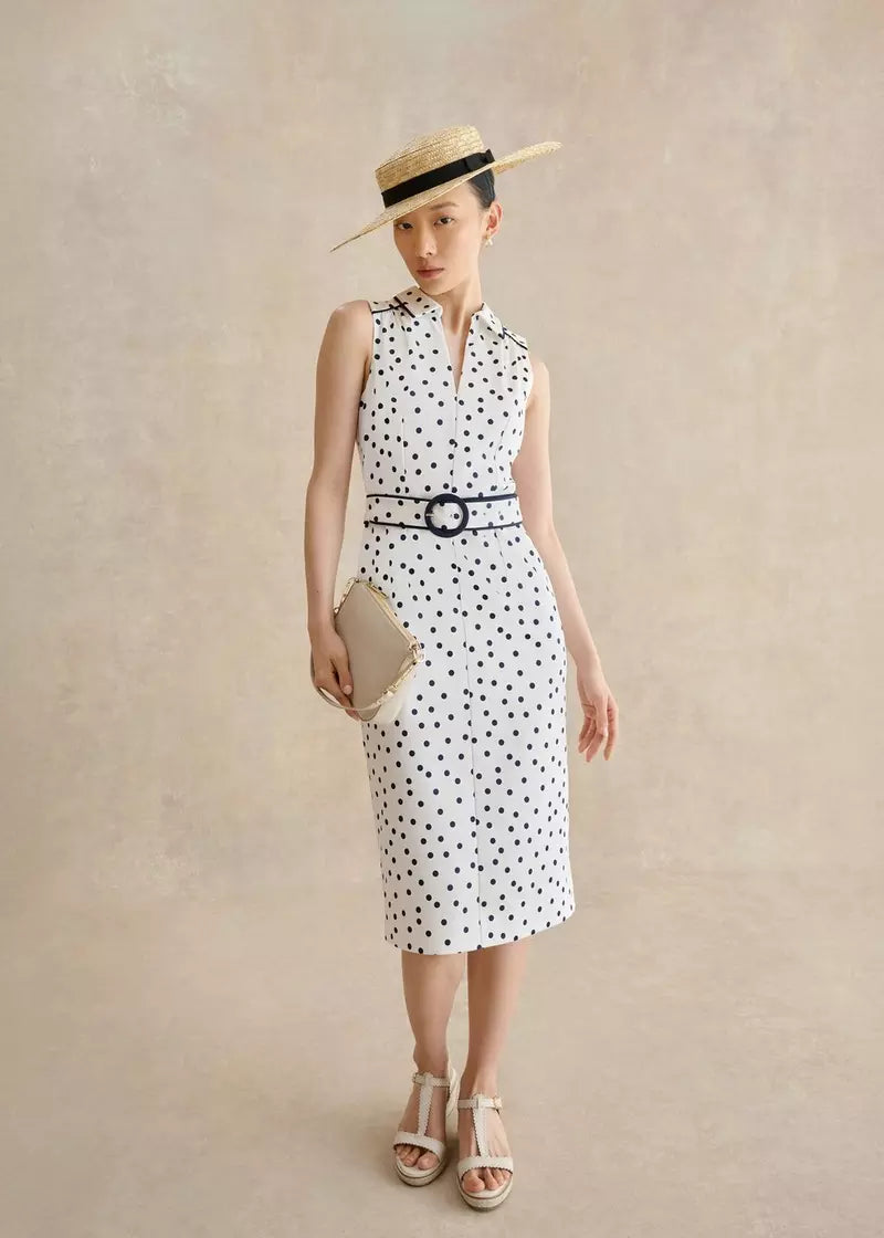Nancy Spot Shift Dress