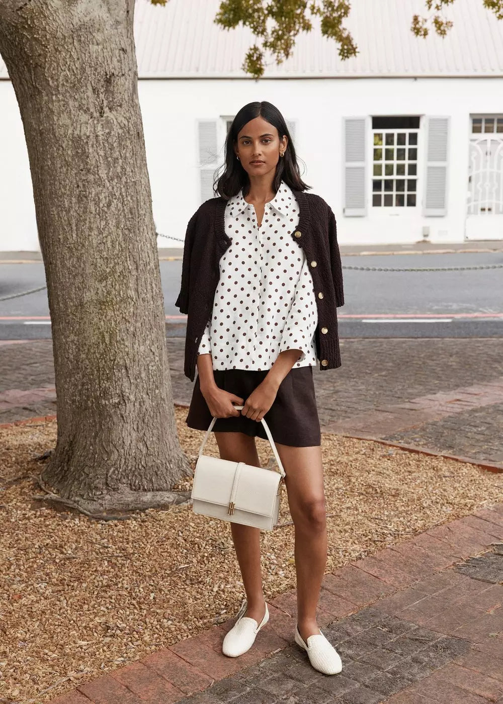 Nita Linen Spot Shirt