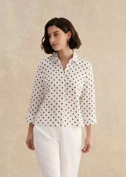 Nita Linen Spot Shirt
