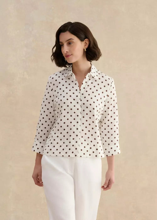 Nita Linen Spot Shirt