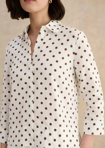 Nita Linen Spot Shirt