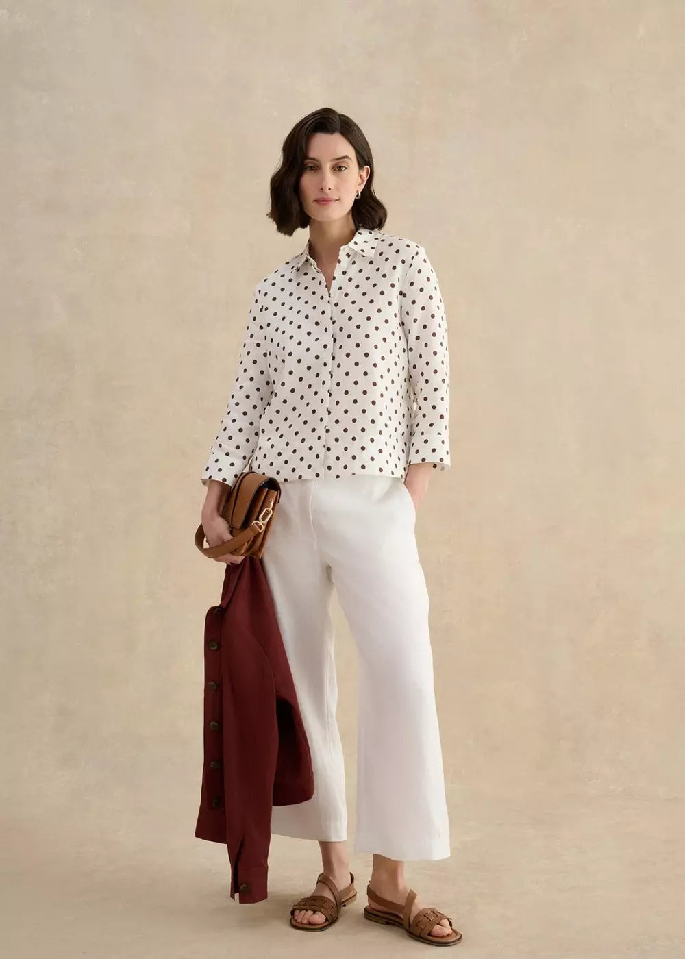 Nita Linen Spot Shirt