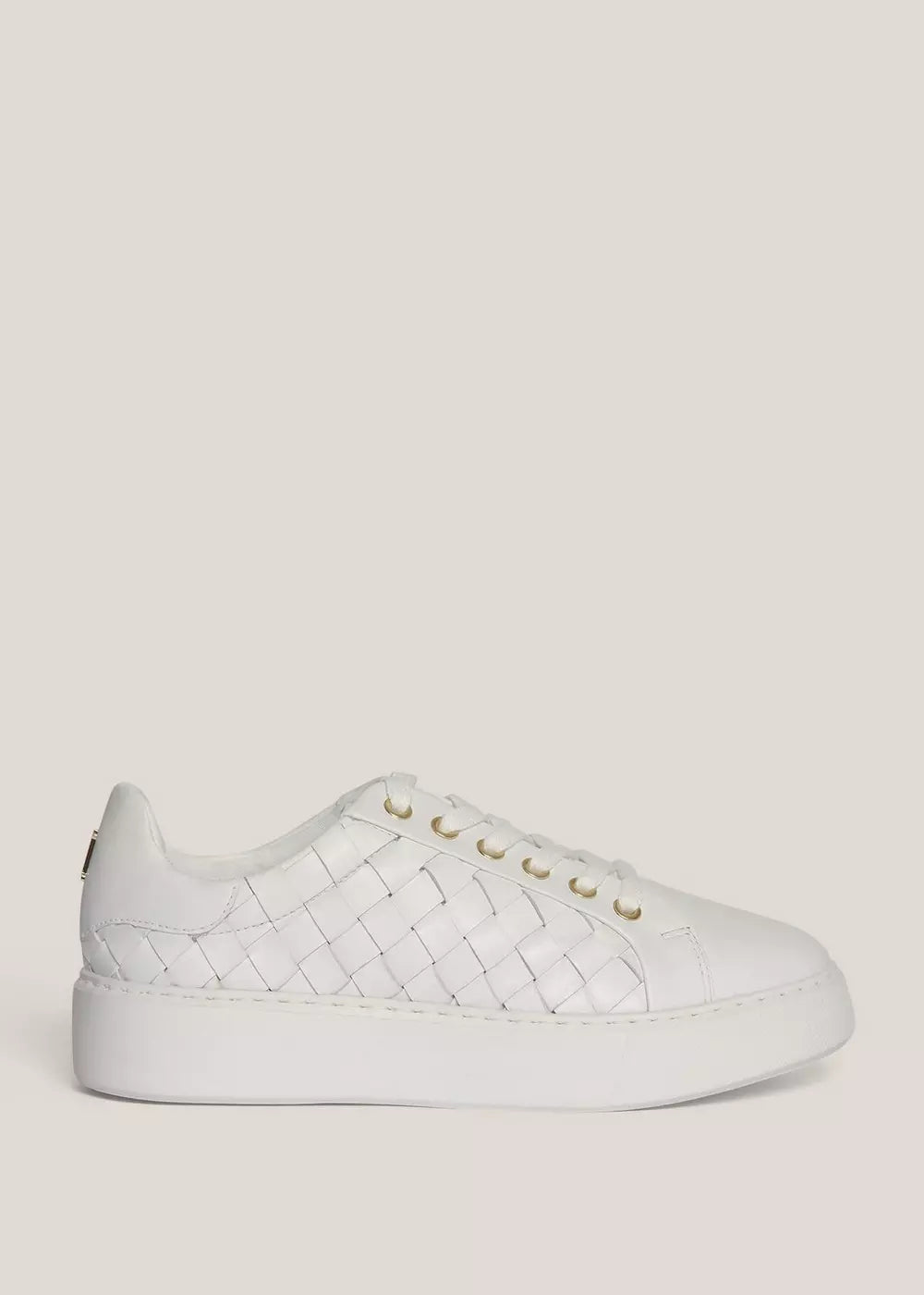 Ada Woven Leather Trainers