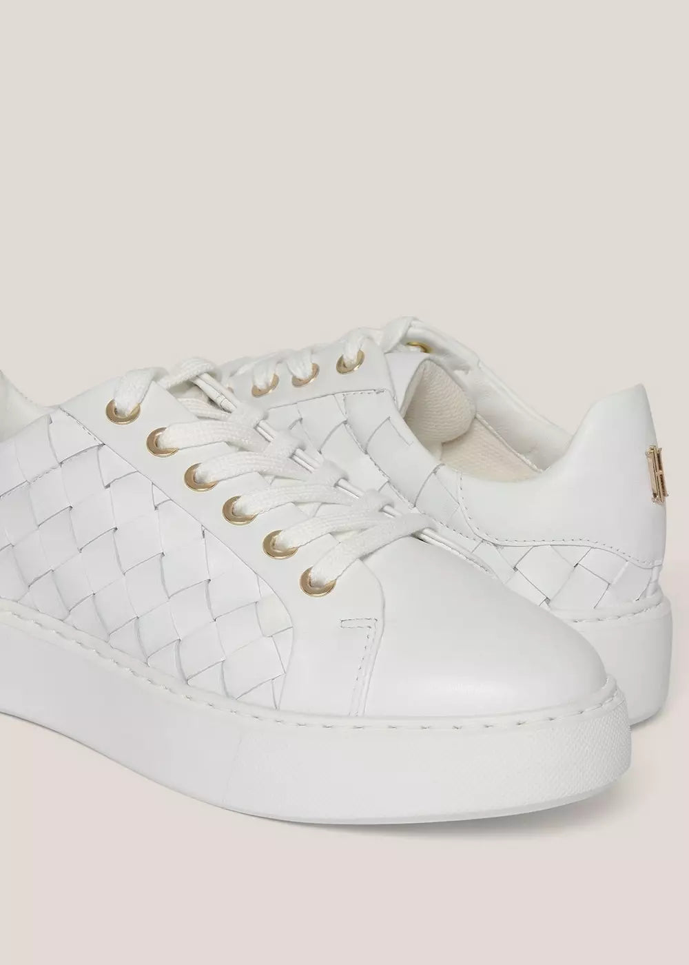 Ada Woven Leather Trainers