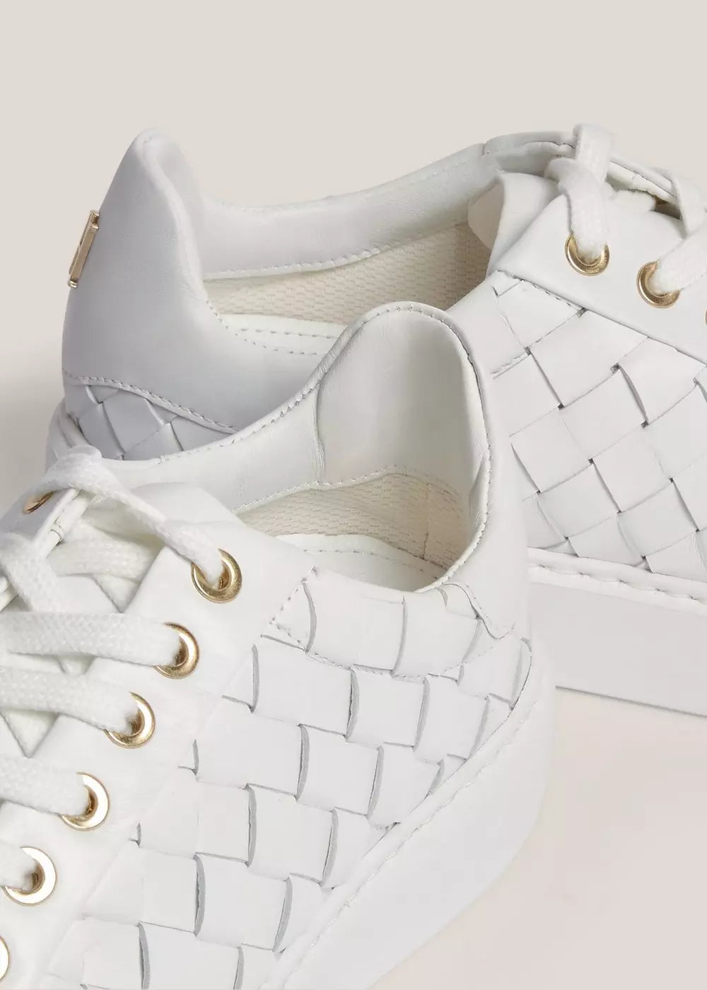 Ada Woven Leather Trainers
