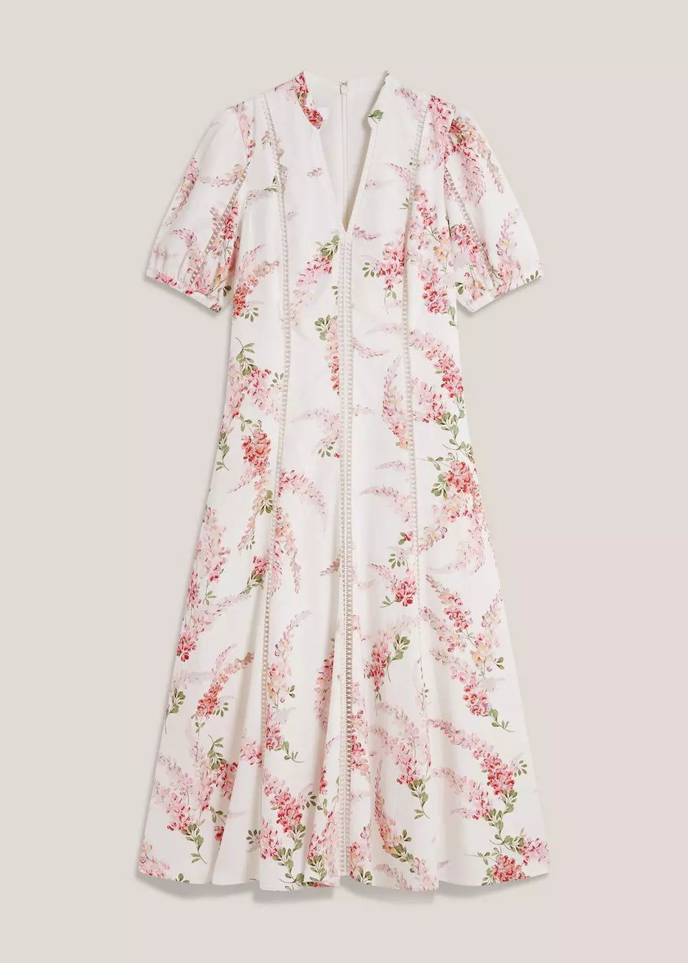 Matilda Trimmed Linen Dress