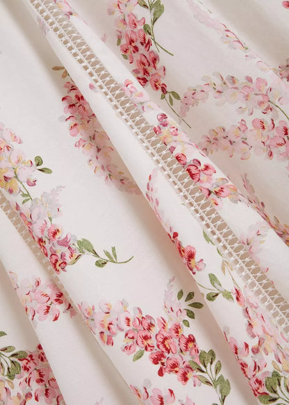 Matilda Trimmed Linen Dress