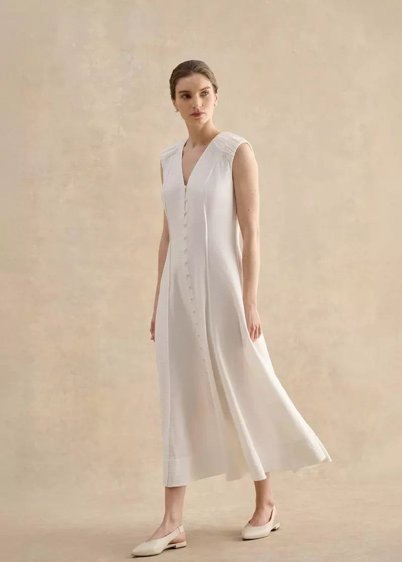 Elida Button Through Dress
