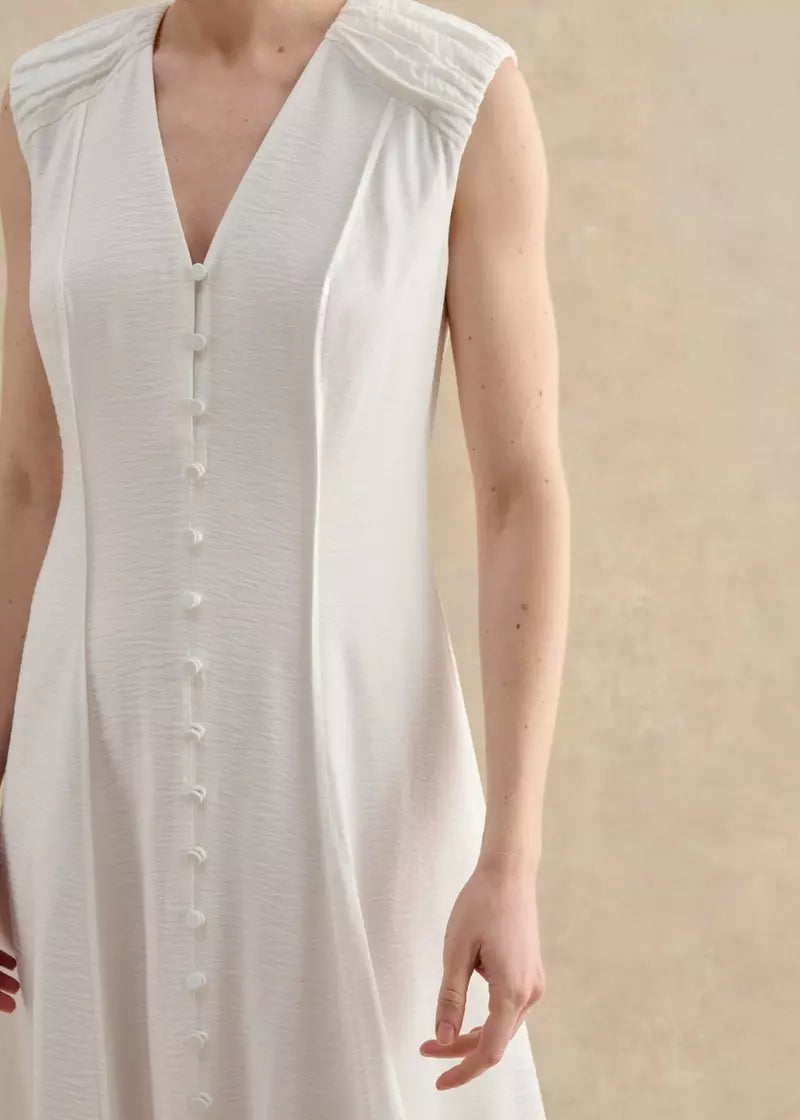Elida Button Through Dress