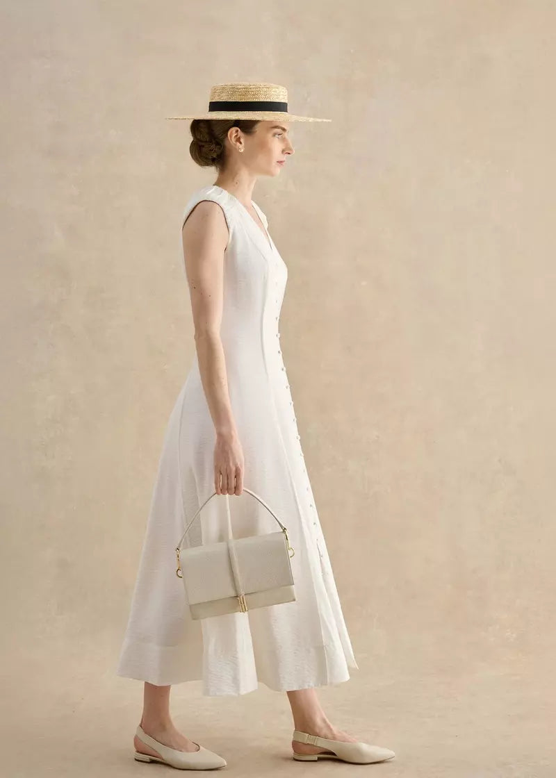 Elida Button Through Dress