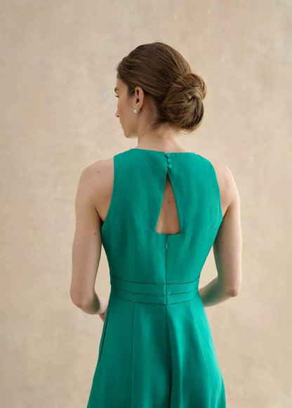 Harewood Linen Blend Maxi Dress