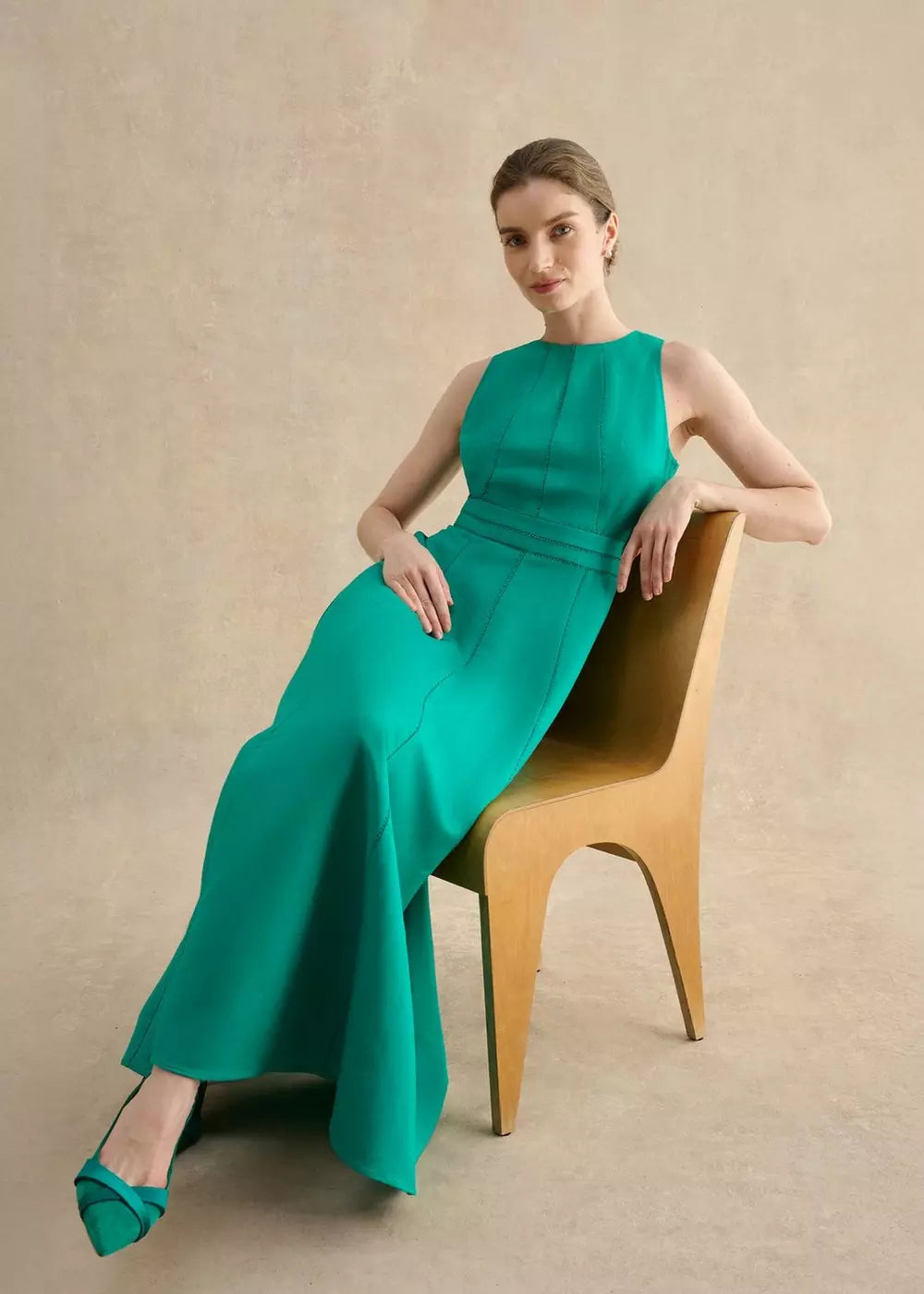Harewood Linen Blend Maxi Dress