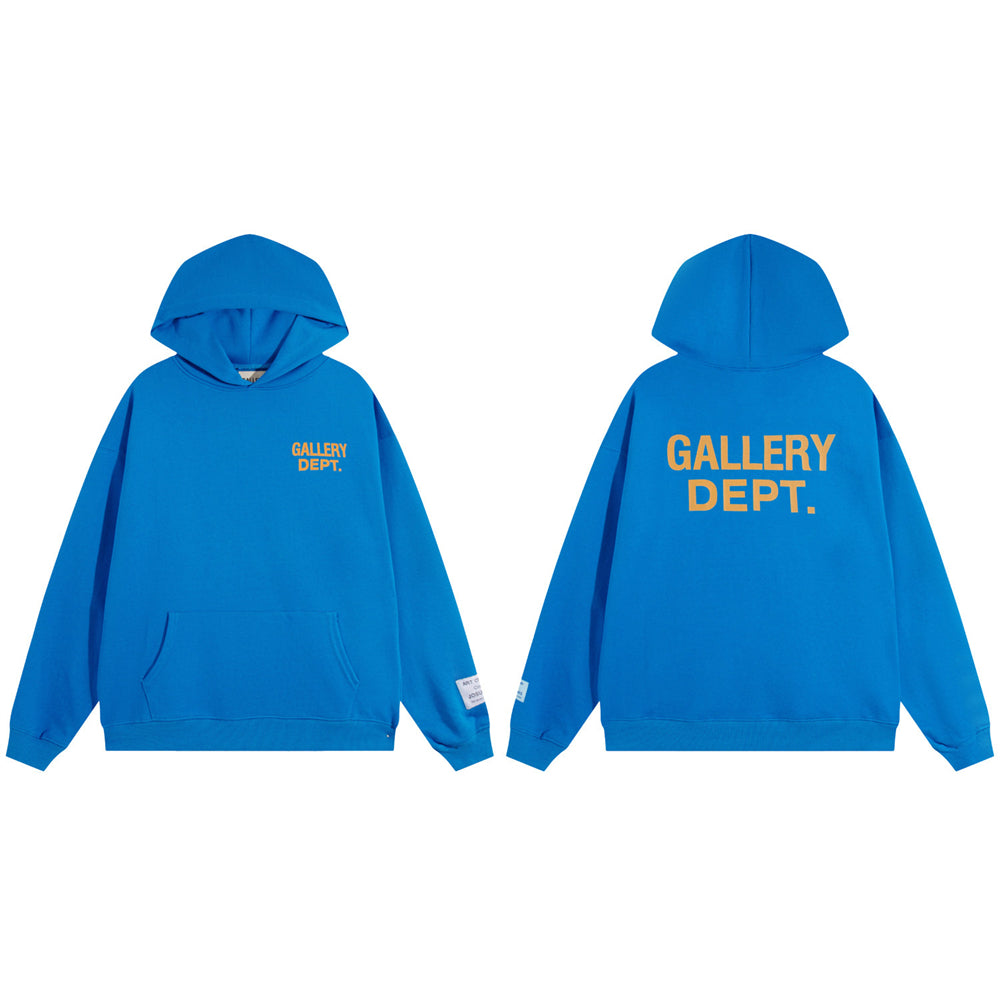Gallery Dept Letter Print Casual Hoodie Sweatshirt