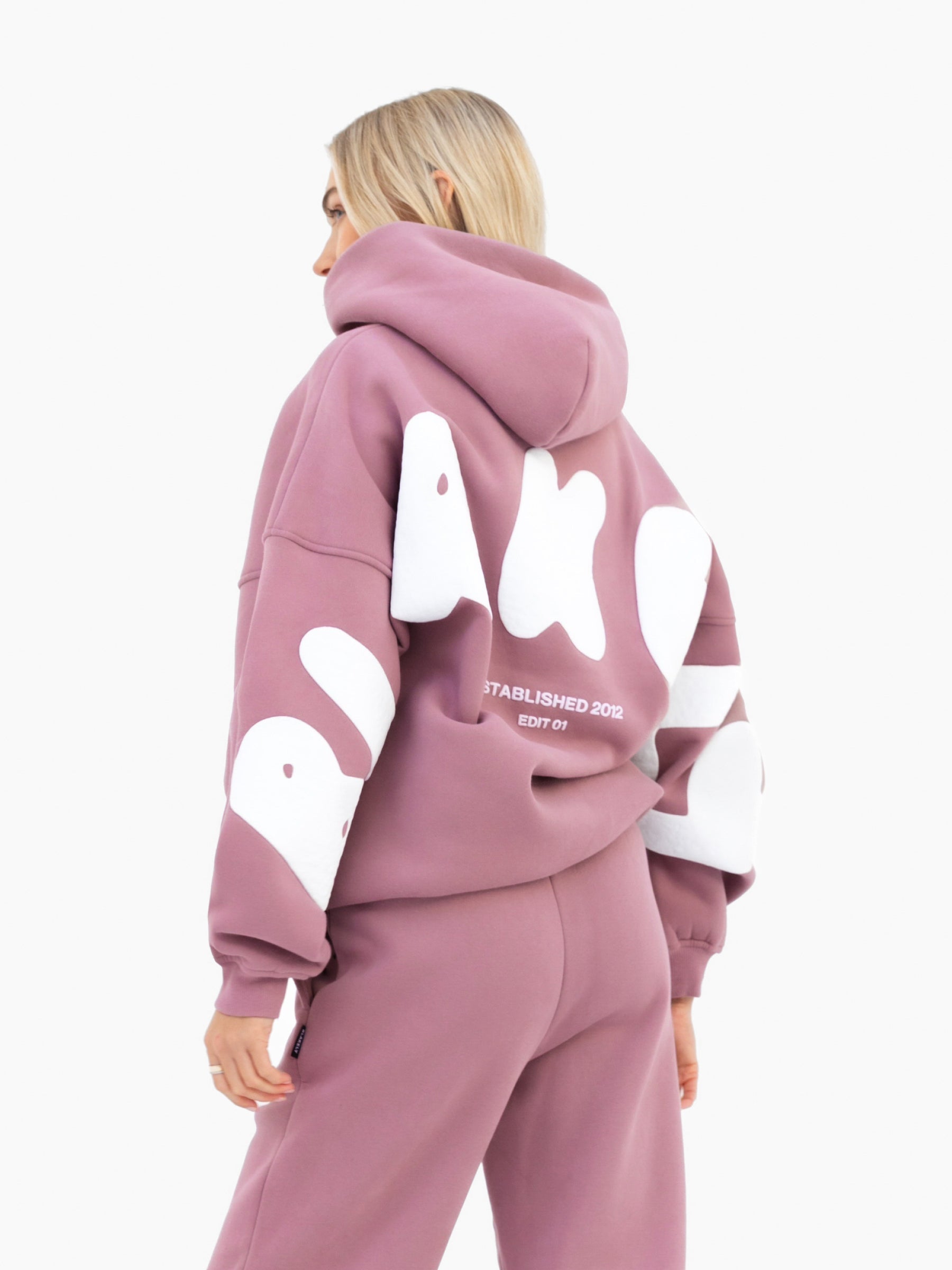 Cloud Isabel Oversized Hoodie - Dusty Pink