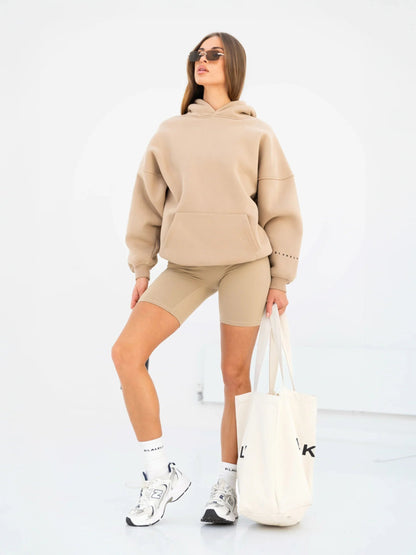 Isabel Oversized Hoodie - Tan