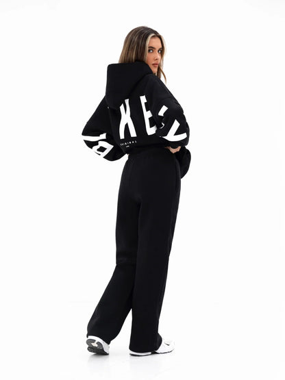 Isabel Oversized Hoodie - Black
