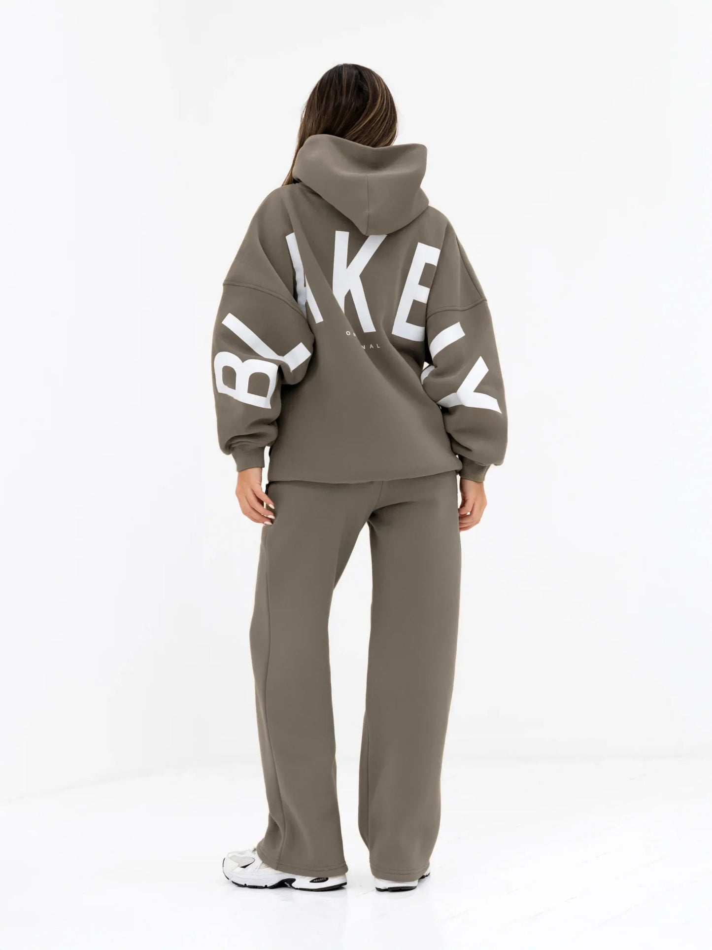Isabel Wide Leg Sweatpants - Safari Green