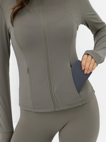 SculptForm Full Zip Jacket - Safari Green