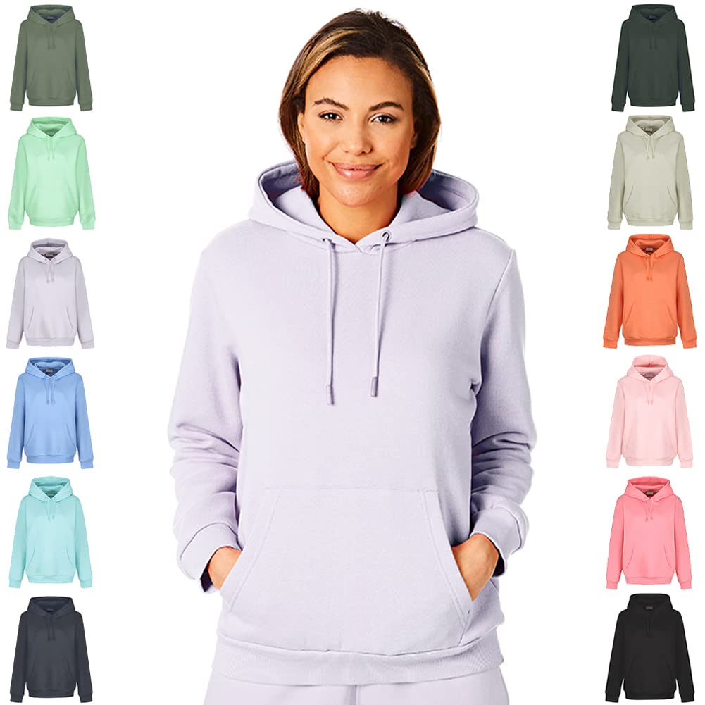 Light & Shade LSLSWT005 Top Hoodie Super Soft Touch Loungewear for Women
