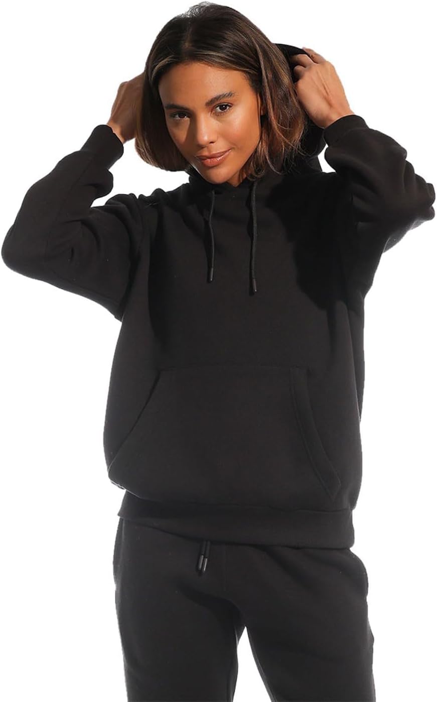 Light & Shade LSLSWT005 Top Hoodie Super Soft Touch Loungewear for Women