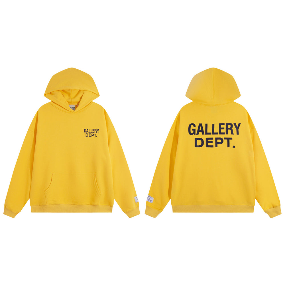Gallery Dept Letter Print Casual Hoodie Sweatshirt