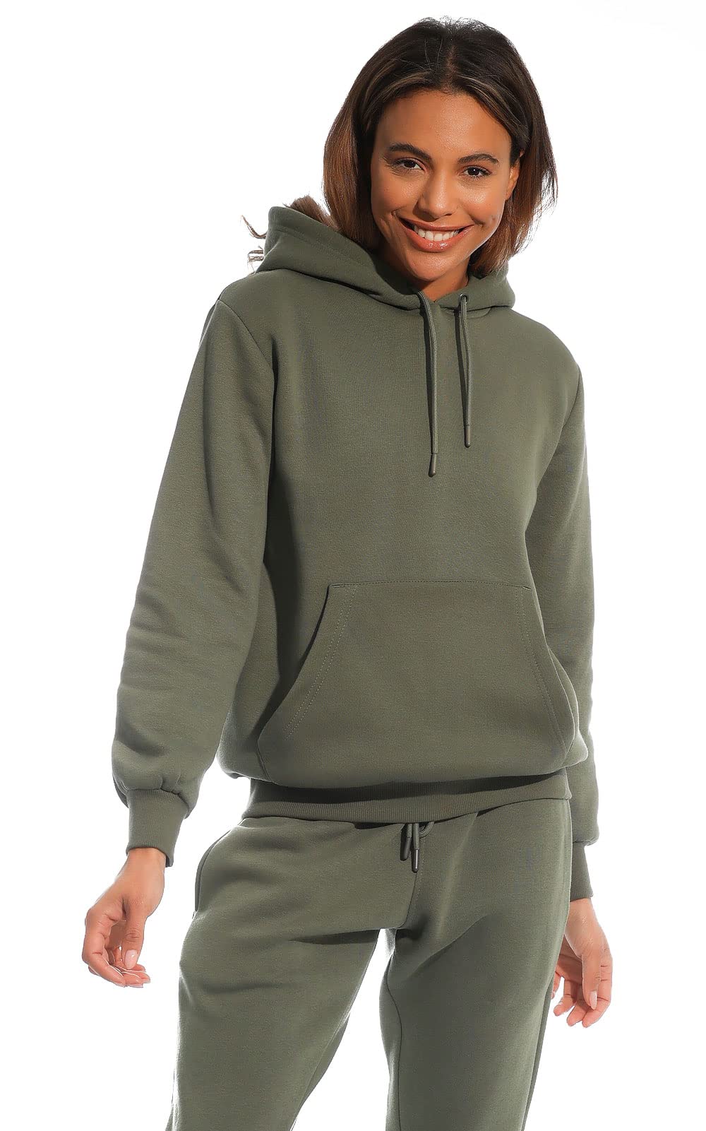 Light & Shade LSLSWT005 Top Hoodie Super Soft Touch Loungewear for Women