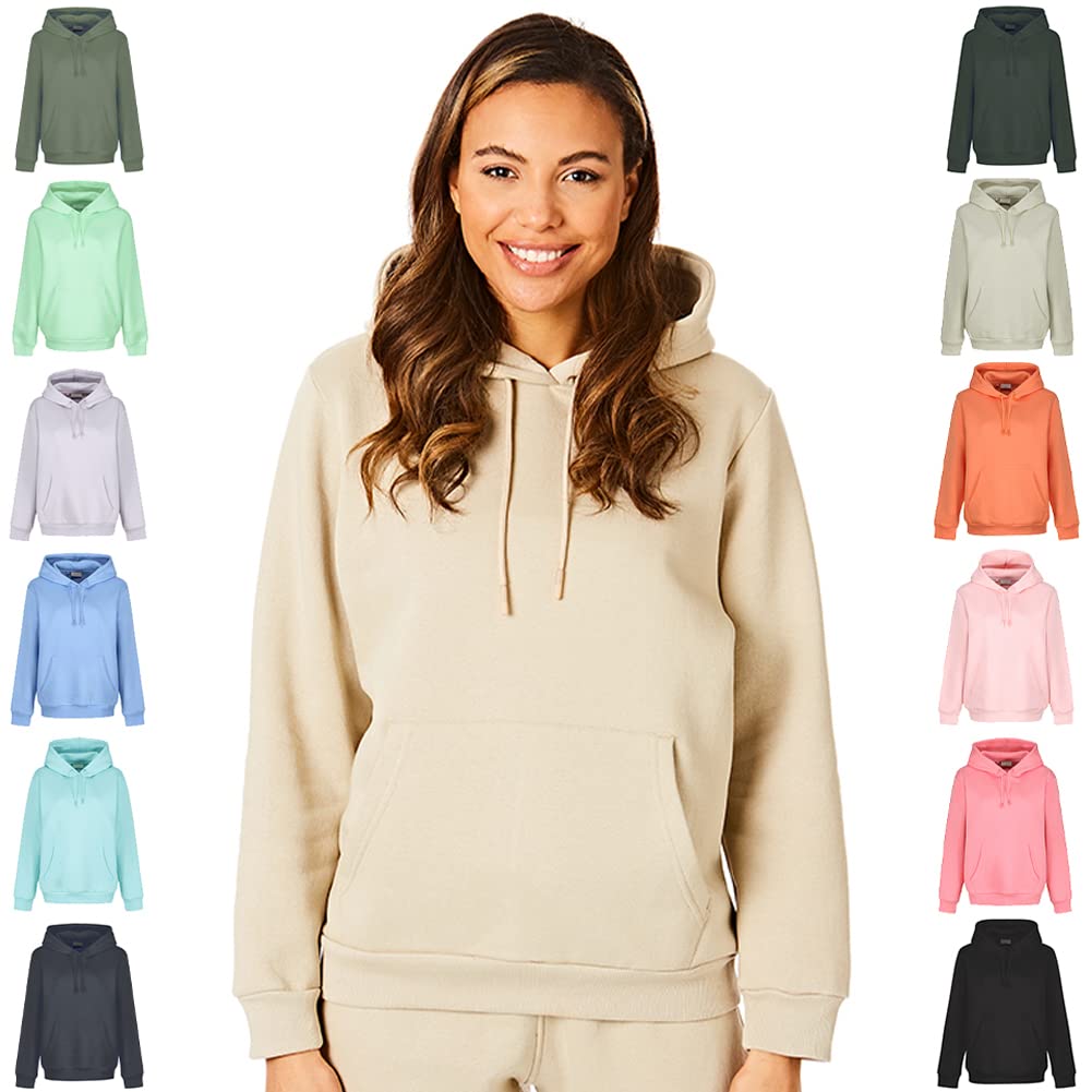 Light & Shade LSLSWT005 Top Hoodie Super Soft Touch Loungewear for Women