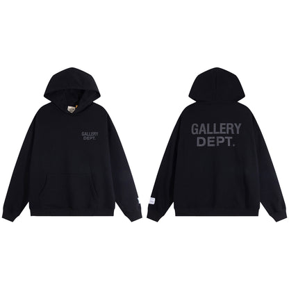 Gallery Dept Letter Print Casual Hoodie Sweatshirt