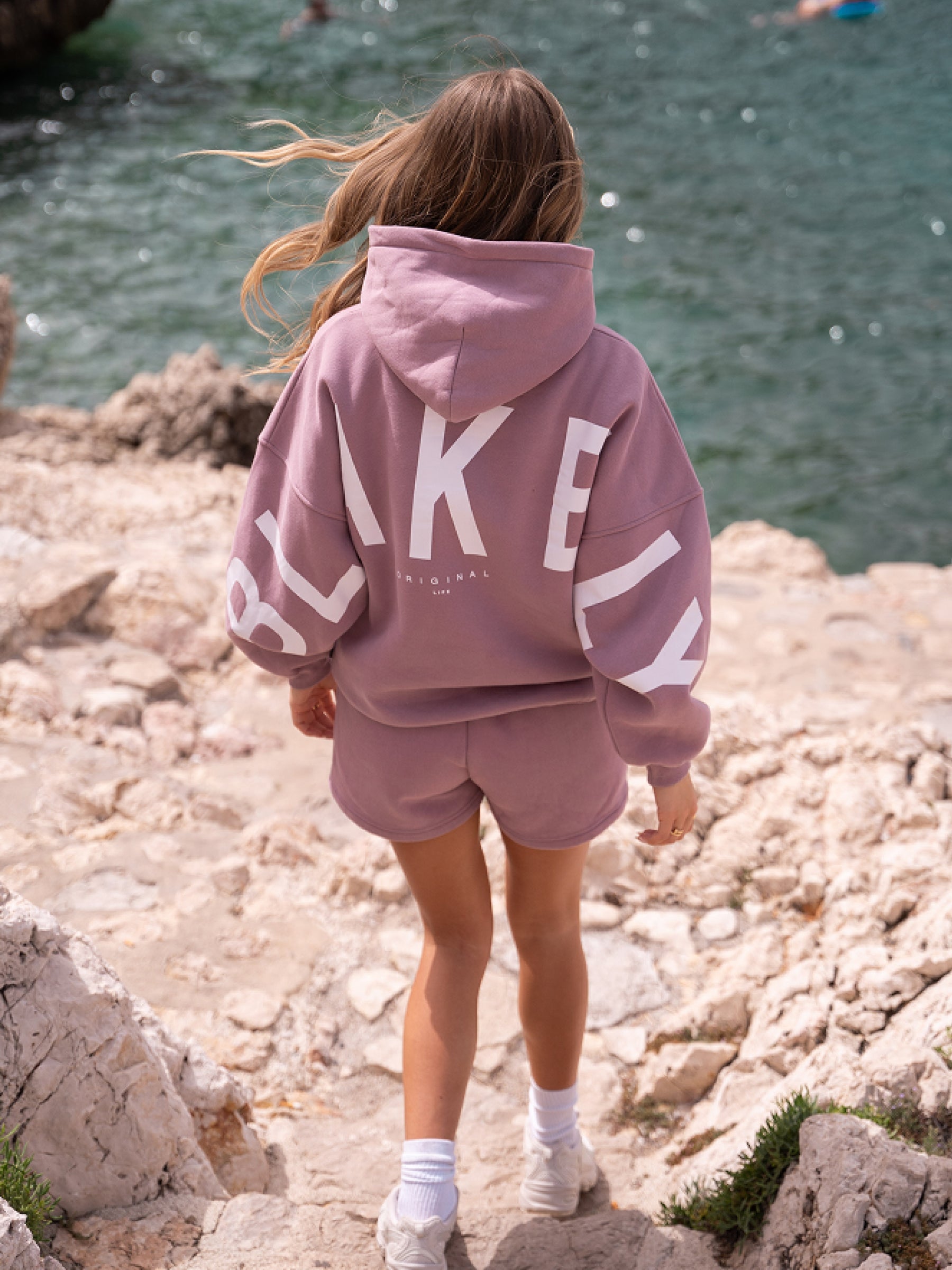 Isabel Oversized Hoodie - Dusty Pink