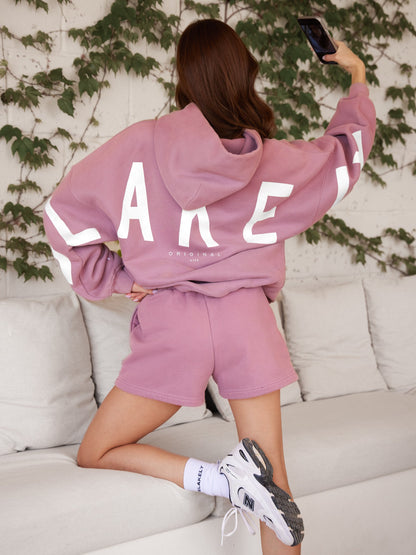Isabel Jogger Shorts - Dusty Pink